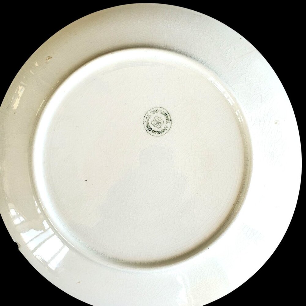 Antique Porcelain Calendar Plate 1910 Advertising Cole Camp Missouri Collectible - Picture 6 of 12